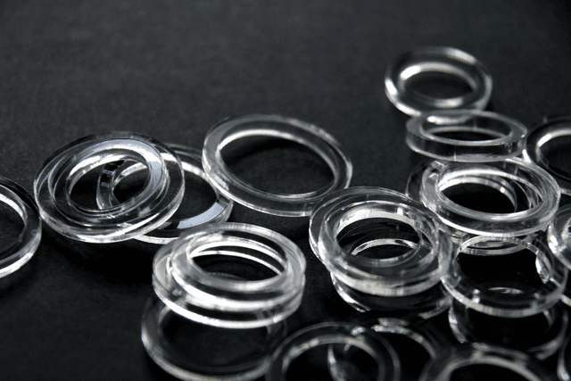 Bague en PMMA transparent - style with simplicity
